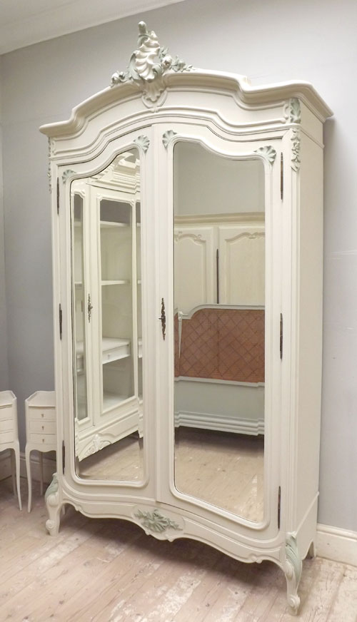 french antique 2 door armoire